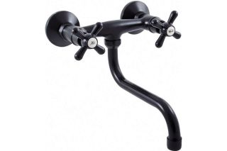 Смеситель для кухни Rav Slezak Morava Retro MK101.5/21CMAT черный